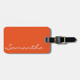 elegant - enkel orange av trendig i modern chic bagagebricka