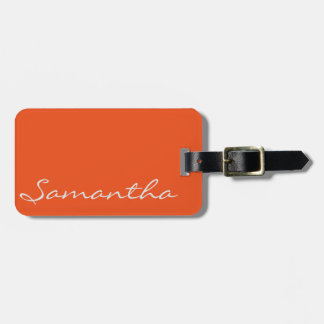 elegant - enkel orange av trendig i modern chic bagagebricka