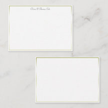 Elegant Enkel övertoning Guld Ram Bröllop par