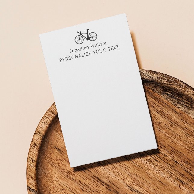 Elegant Enkel Retro Cykel Personlig Brevpapper (Skapare uppladdad)