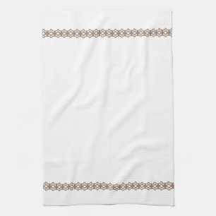 Elegant enkel solbränd kökshandduk för