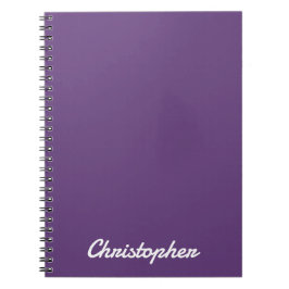 Elegant Enkel Solid Färg Minimalistisk Anteckningsbok