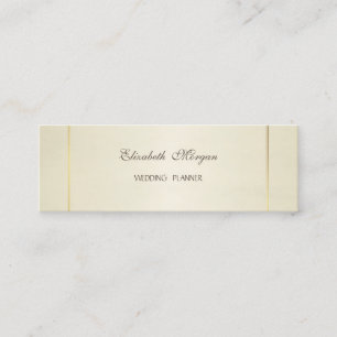 Elegant Enkel Stilren Modern Mini Visitkort