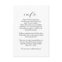 Elegant - enkel svartvit bröllop