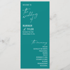 Elegant, enkel, typografisk Contemporary Program