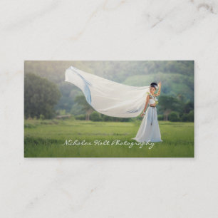 Elegant - enkelt fotofotografi visitkort