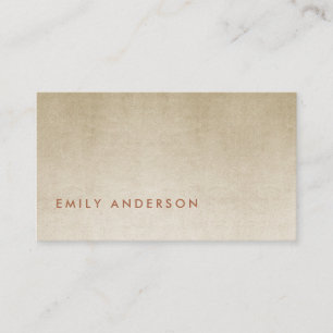 ELEGANT ENKELT GRÅTT FAUX GOLD FOIL VISITKORT