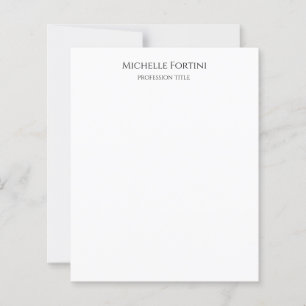 Elegant enkelt minimalistiskt Pappert Lakan