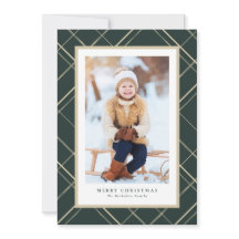 Elegant - enkelt val - en grönt på foto jul