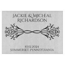 Elegant - enkla anpassade namn - Bröllop-gåva från