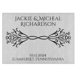 Elegant - enkla anpassade namn - Bröllop-gåva från