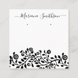 Elegant - enkla Visningar för stora avläsningar Fyrkantigt Visitkort