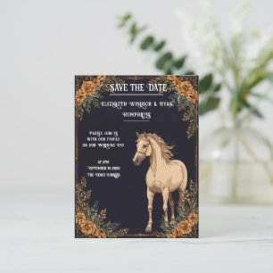Elegant Equestrian Romantik Vykort
