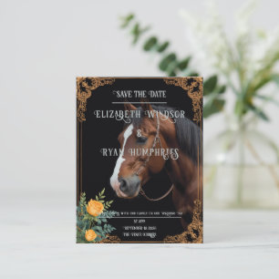 Elegant Equestrian Romantik Vykort