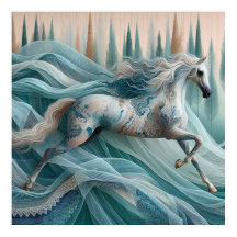Elegant Equine, Horse, Poster, Wall Art