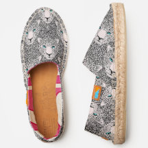 Elegant Espadrilles with Bold Leopard Mönster