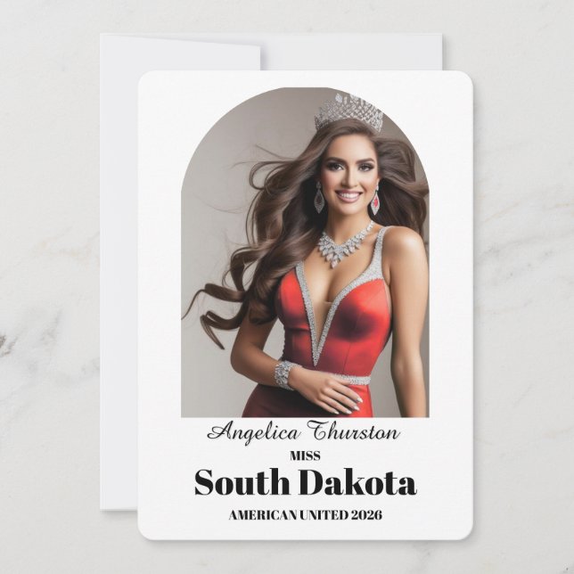 Elegant Essentials Tävling Autografkort Inbjudningar (Framsida)