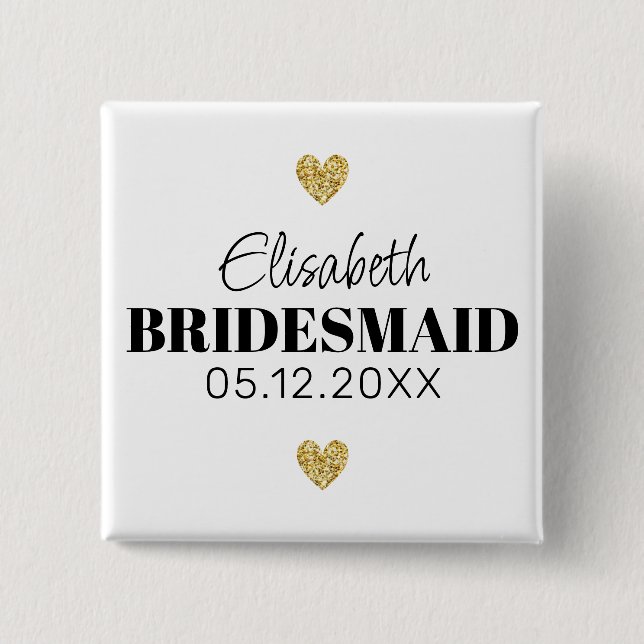 Élégant et Simple Pour Demoiselle D'Honneur Knapp (Framsida)