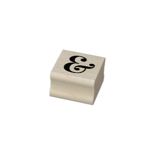 Elegant et-tecken-symbol stämpel