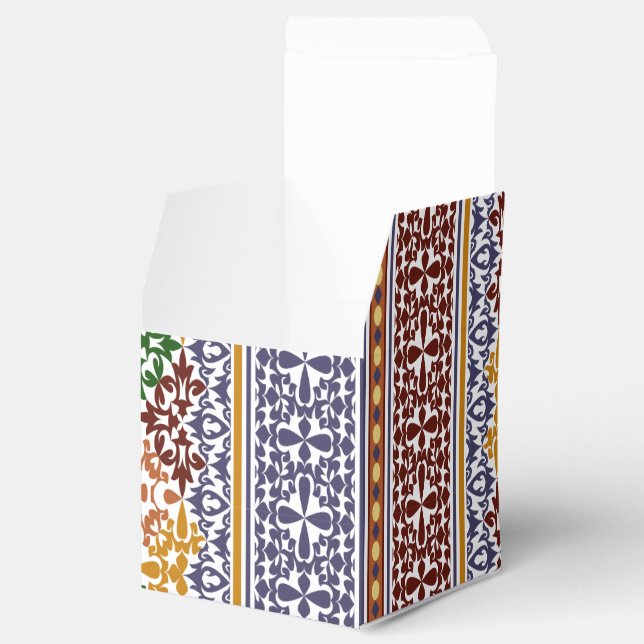 elegant etniskt mönster presentaskar (Öppnad)