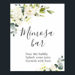 Elegant Eucalyptus Blommigt Mimosa Pub Bröllop Sig Poster<br><div class="desc">Standardvärdet är 8 x 10 tum. Du kan ändra storleka till valfri storlek. Om du vill göra ytterligare anpassningar klickar du på länken "anpassa ytterligare" och användor verktyg som är utformat för att ändra mallen. Kontakta mig om du behöver hjälp eller matchande artiklar.</div>