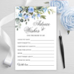 Elegant Eucalyptus Blue Ro Advice & Önskemål Card<br><div class="desc">Vattenskärtkort för Eucalyptus Greenery Advice Card. Klicka på länken "anpassa ytterligare" för ytterligare anpassning. Kontakta mig om du behöver hjälp.</div>