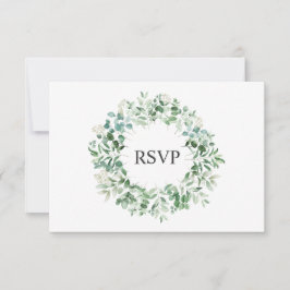Elegant Eucalyptus bröllop OSA Card Kort