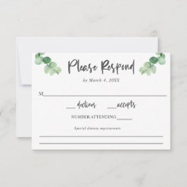 Elegant Eucalyptus bröllop OSA Dietkrav