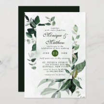 Elegant Eucalyptus Greenery Airy Rustic Bröllop in
