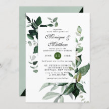 Elegant Eucalyptus Greenery Airy Rustic Bröllop