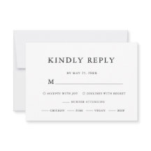 Elegant Eucalyptus Greenery Black Script Bröllop