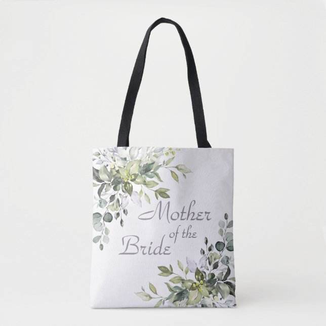 Elegant Eucalyptus Greenery Budens mamma Tygkasse (Framsida)