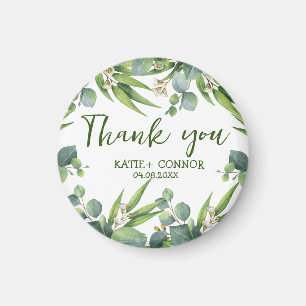 Elegant Eucalyptus Greenery Favor Tack Magnet