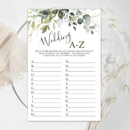 Elegant Eucalyptus Greenery Möhippa Game