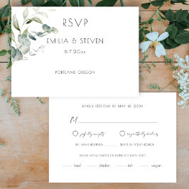 Elegant Eucalyptus Greenery OSA Kort