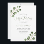 Elegant eucalyptus löv 60 års födelsedagsfest inbjudningar<br><div class="desc">Rustik,  modern vattenfärg eucalyptus greenery foliage Sextio och Fabulous sextionde födelsedagsfest inbjudan.</div>