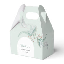 Elegant Eucalyptus med blommor vattenfärgsbild