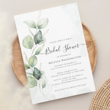 Elegant Eucalyptus Minimalistisk Möhippa