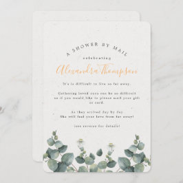 Elegant Eucalyptus Möhippa efter post Inbjudningar