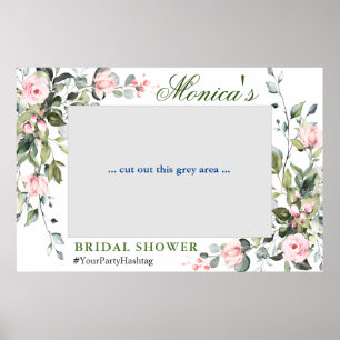 Elegant Eucalyptus Möhippa Photo Prop Ram Poster