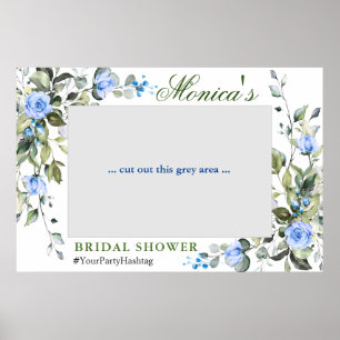 Elegant Eucalyptus Möhippa Photo Prop Ram Poster