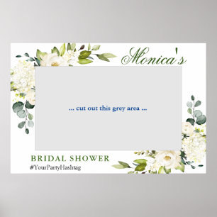 Elegant Eucalyptus Möhippa Photo Prop Ram Poster