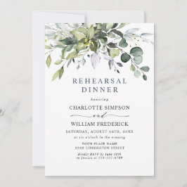 Elegant Eucalyptus REHEARSAL DINNER Inbjudningar