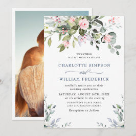 Elegant Eucalyptus  Ro Bröllop Inbjudningar