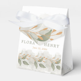 Elegant Eukalyptus Grönska Watercolor Bröllop  Presentaskar