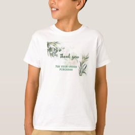 Elegant Eukalyptusgren – Orderbekräftelse T Shirt