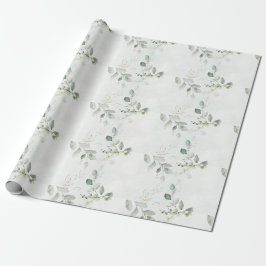 Elegant Eukalyptusgrönska Presentpapper