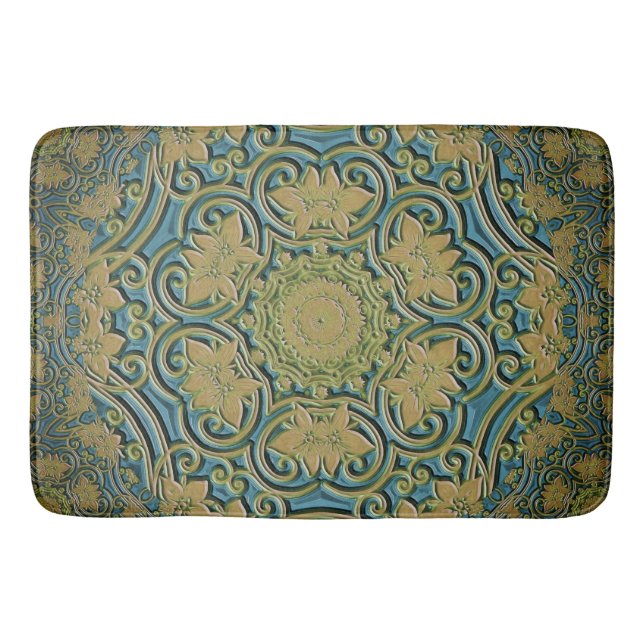 Elegant europeisk design badrumsmattor (Framsidan)