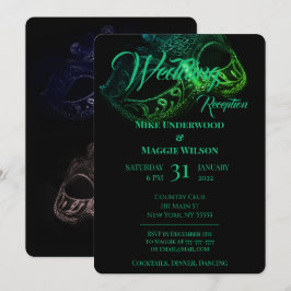 Elegant evenemangs-inbjudan till bröllopsfest inbjudningar