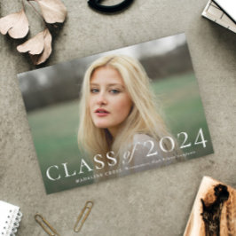 Elegant examenklassfoto examen